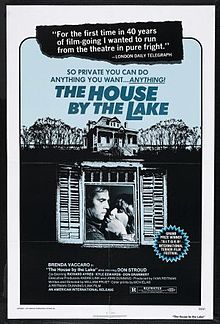 Horror movie poster, "The House by the Lake
