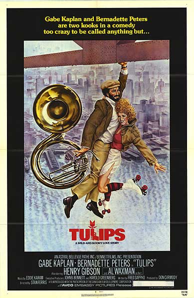 Tulips film poster featuring a tuba