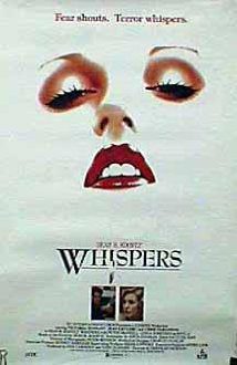 Close-up of woman's face on poster