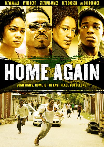 Home Again" movie title and tagline