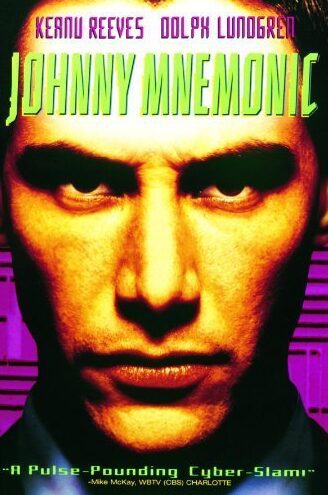 Movie poster for "Johnny Mnemonic